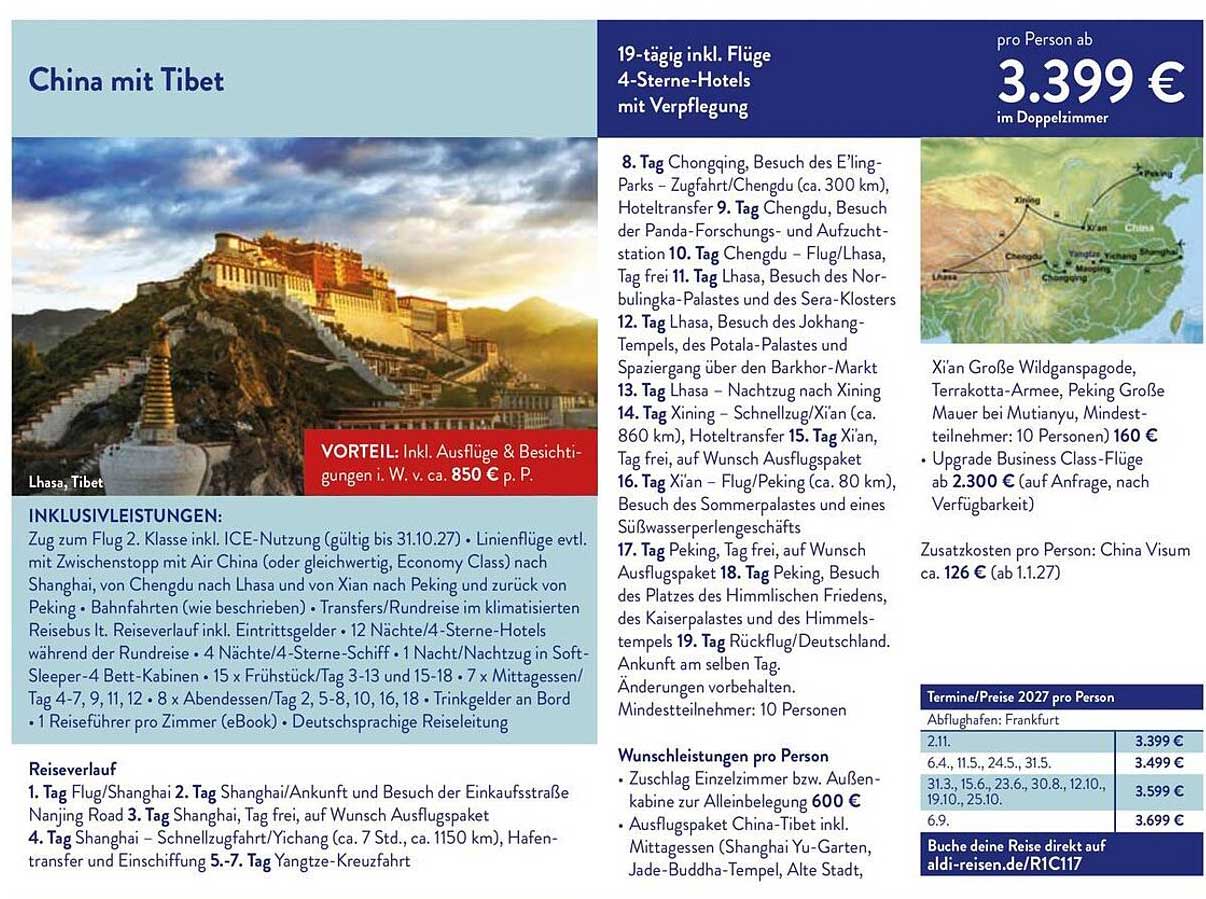 China mit Tibet