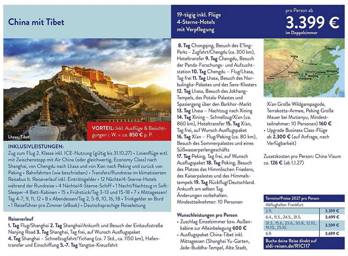 China mit Tibet