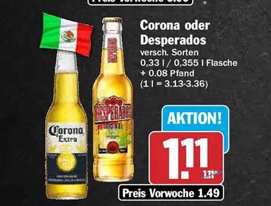 Corona oder Desperados