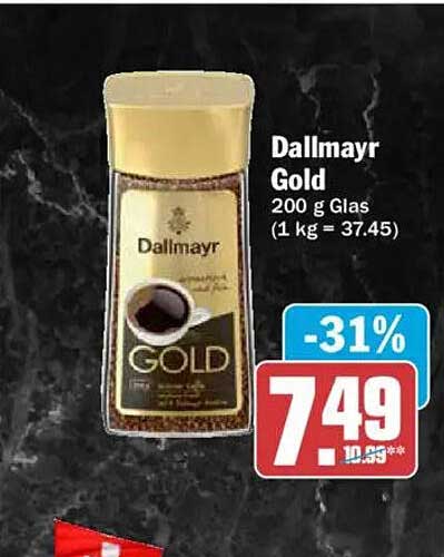 Dallmayr Gold 200 g Glas (1 kg = 37.45)