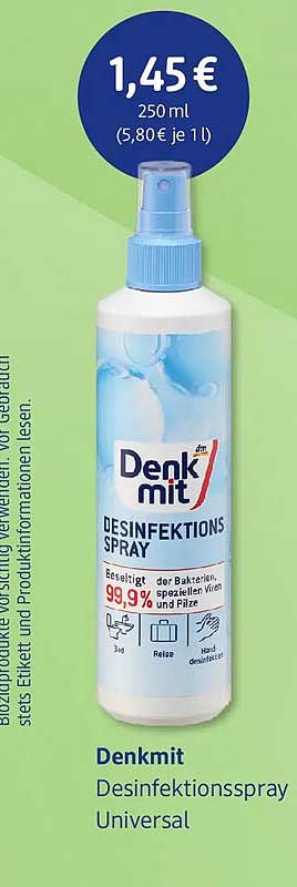Denkmit Desinfektionsspray Universal