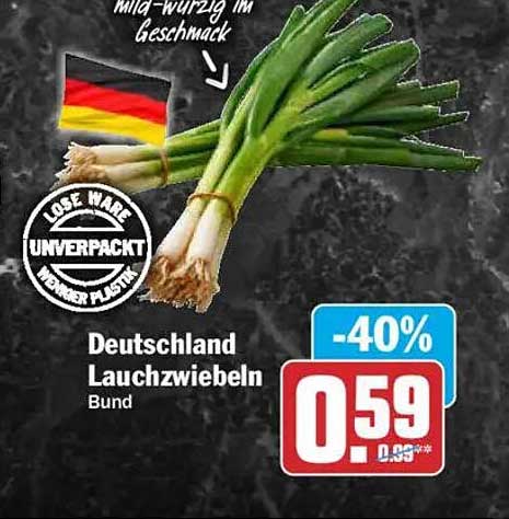 Deutschland Lauchzwiebeln Bund