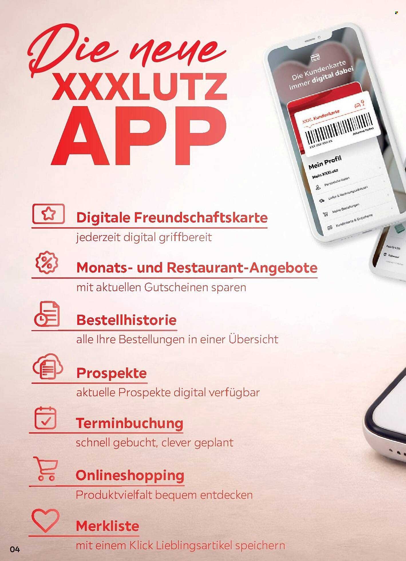 Die neue XXXLUTZ APP