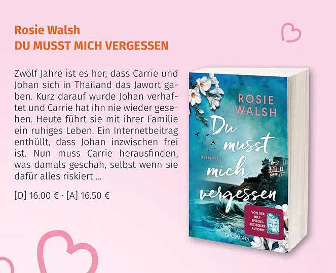 DU MUSST MICH VERGESSEN