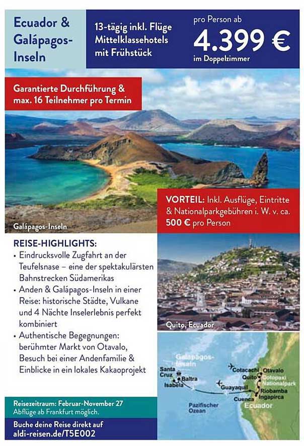 Ecuador & Galápagos-Inseln