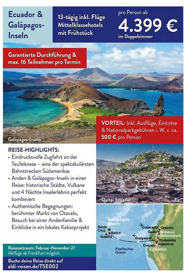 Ecuador & Galápagos-Inseln