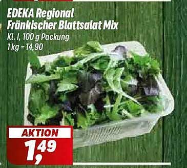 EDEKA Regional Fränkischer Blattsalat Mix