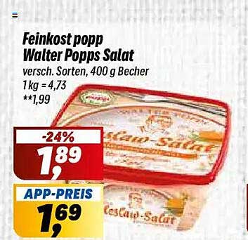 Feinkostpopp Walter Popps Salat