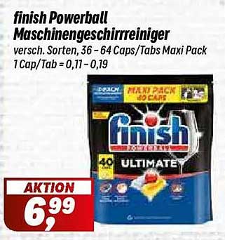 finish Powerball Maschinengeschirrreiniger