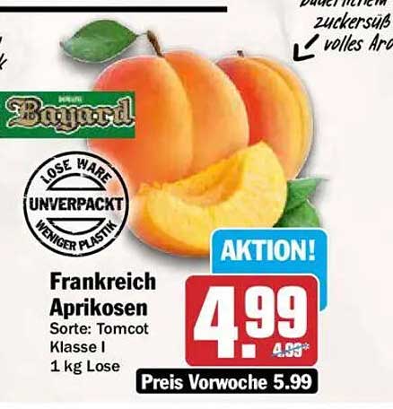 Frankreich Aprikosen