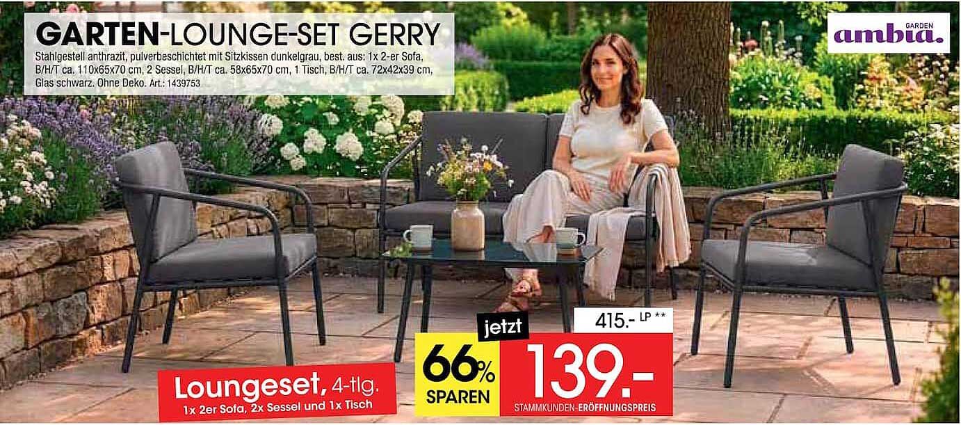 GARTEN-LOUNGE-SET GERRY