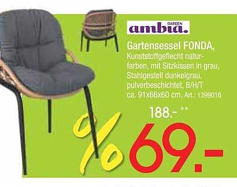 Gartensessel FONDA