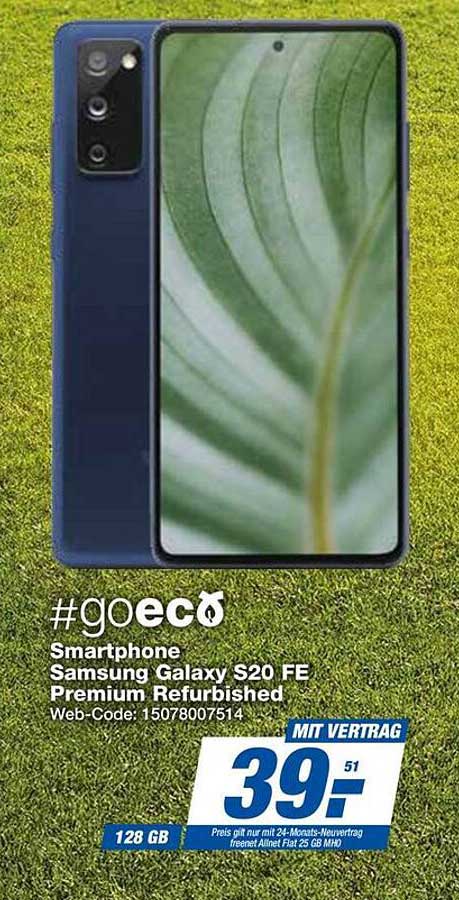 #goeco Smartphone Samsung Galaxy S20 FE Premium Refurbished