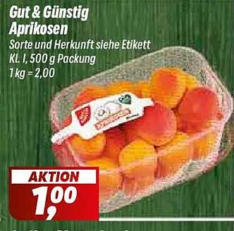 Gut & Günstig Aprikosen