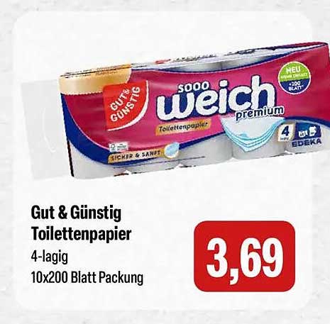Gut & Günstig Toilettenpapier