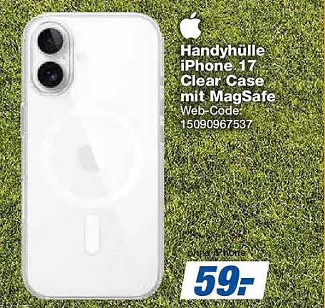 Handyhülle iPhone 17 Clear Case mit MagSafe