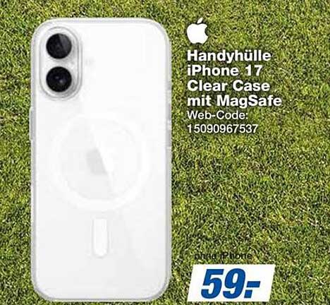 Handyhülle iPhone 17 Clear Case mit MagSafe