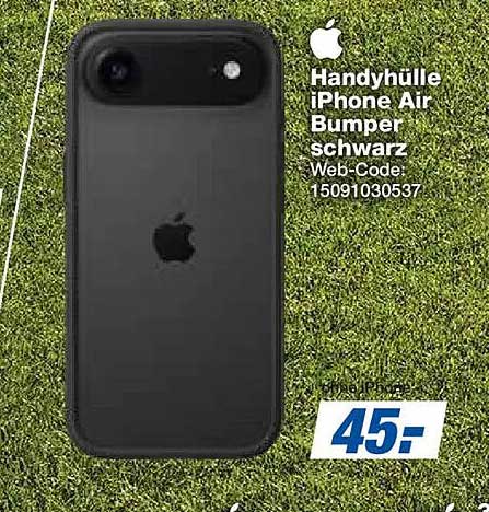 Handyhülle iPhone Air Bumper schwarz