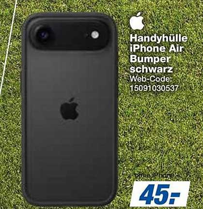 Handyhülle iPhone Air Bumper schwarz