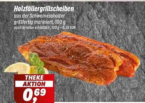 Holzfällergrillscheiben