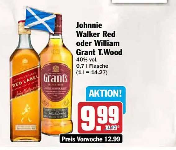 Johnnie Walker Red oder William Grant T.Wood