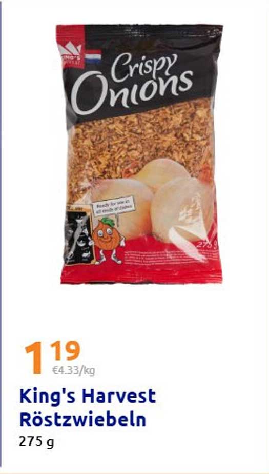 King's Harvest Röstzwiebeln 275 g