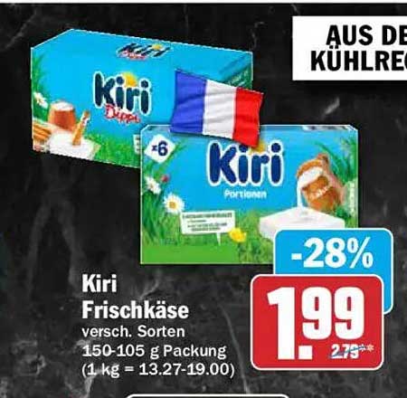 Kiri Frischkäse versch. Sorten