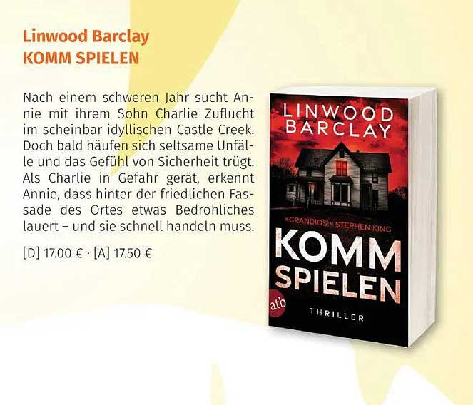 Linwood Barclay KOMM SPIELEN