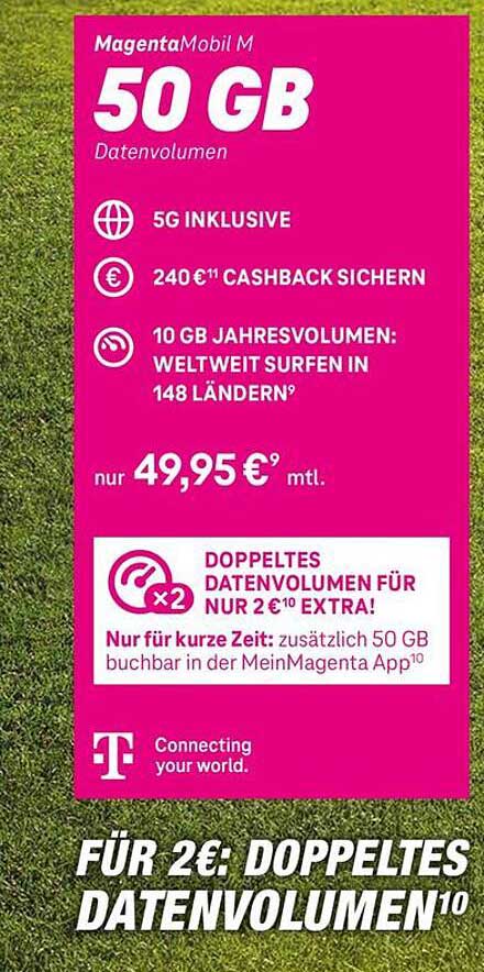MagentaMobil M 50 GB Datenvolumen
