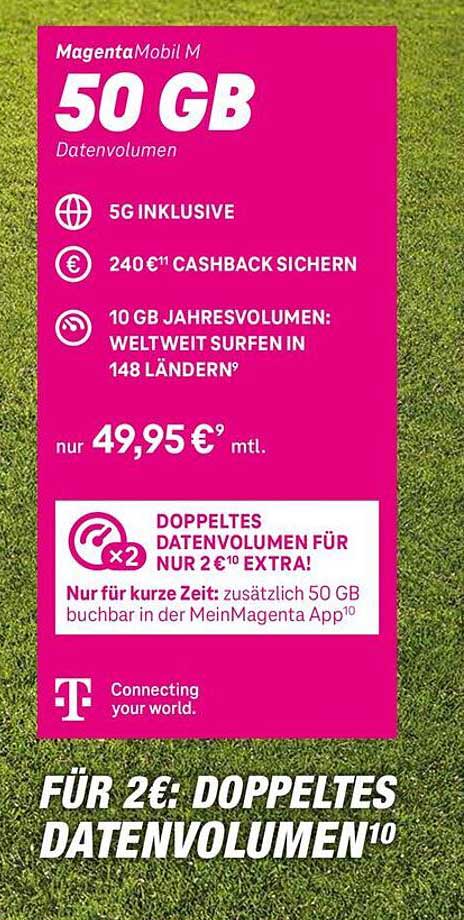 MagentaMobil M 50 GB Datenvolumen