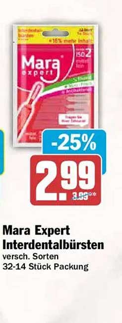 Mara Expert Interdentalbürsten versch. Sorten 32-14 Stück Packung