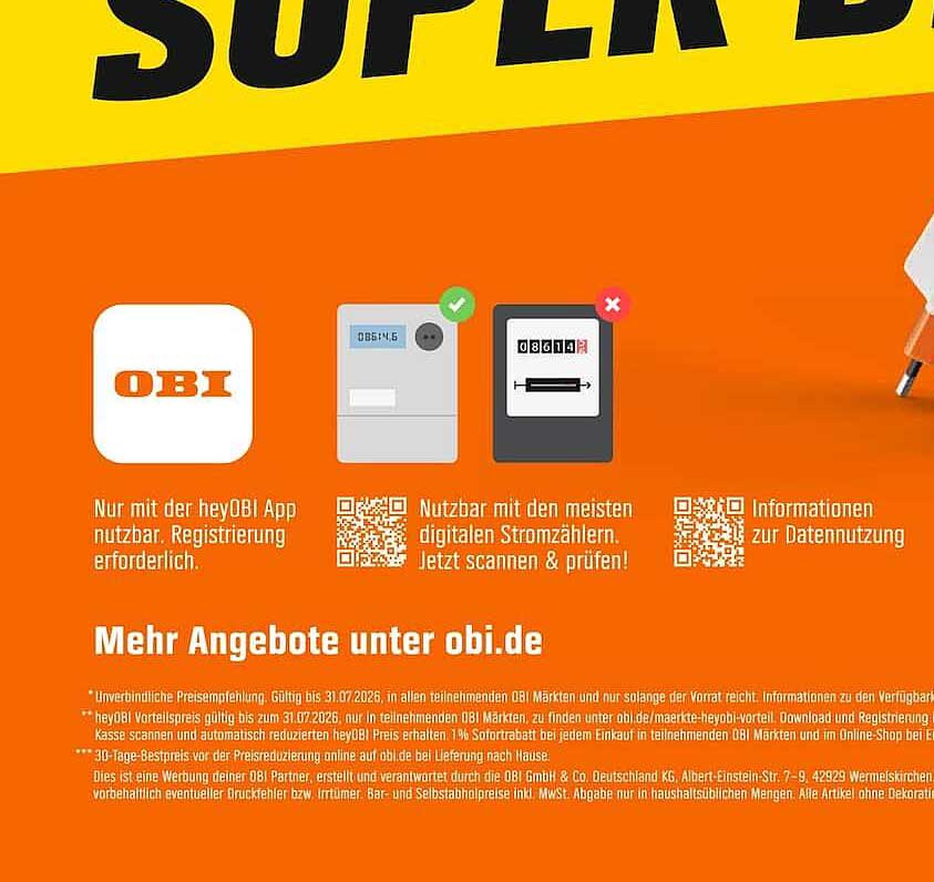 Mehr Angebote unter obi.de