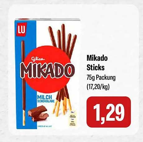 Mikado Sticks 75g Packung (17,20/kg)
