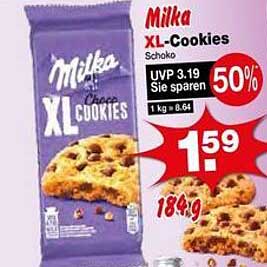 Milka XL-Cookies Schoko