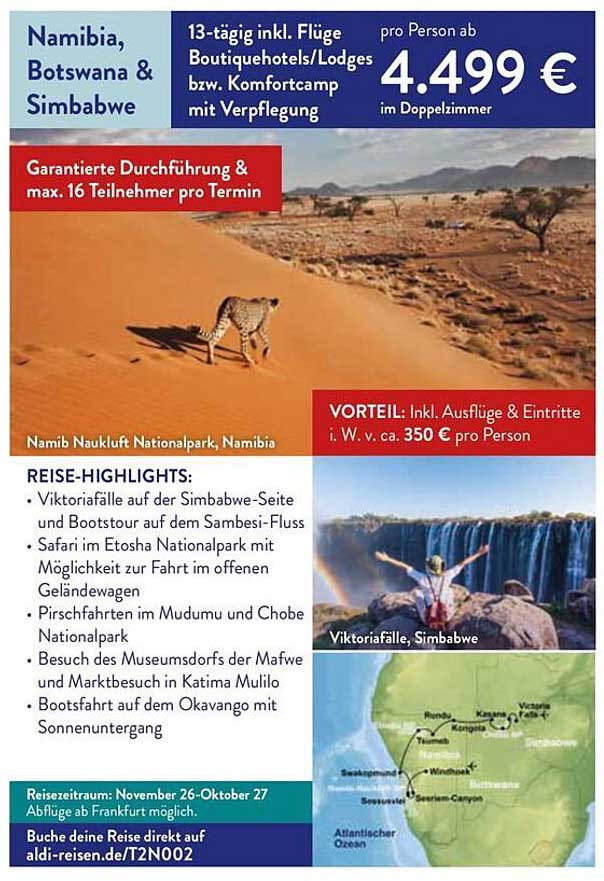 Namibia, Botswana & Simbabwe