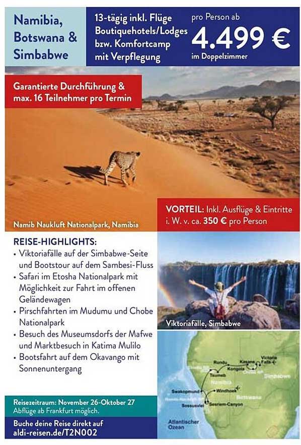 Namibia, Botswana & Simbabwe