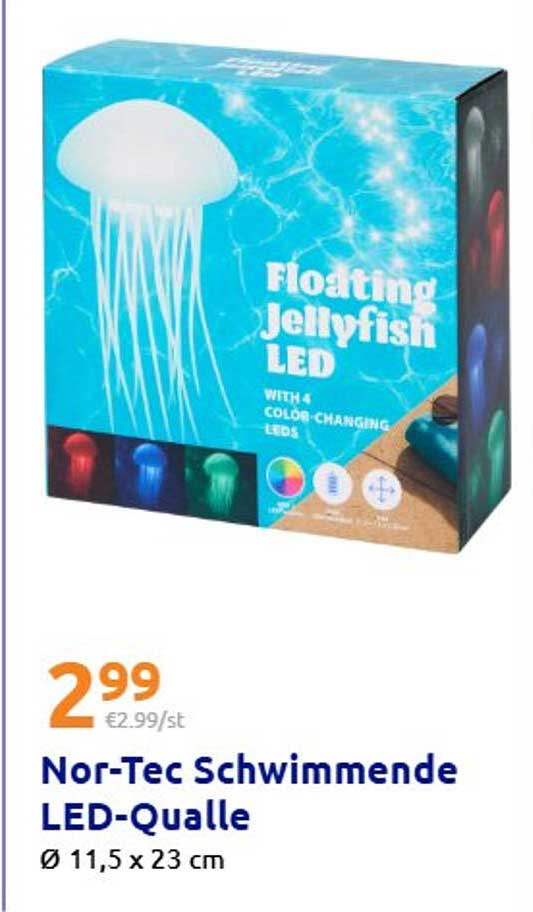 Nor-Tec Schwimmende LED-Qualle