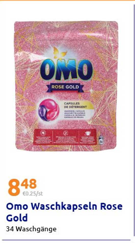 Omo Waschkapseln Rose Gold
