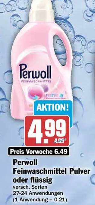 Perwoll Feinwaschmittel Pulver oder flüssig