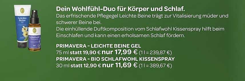 PRIMAVERA - LEICHTE BEINE GEL