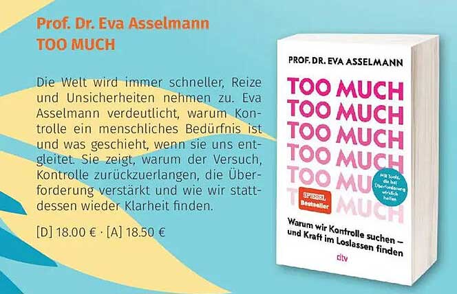 Prof. Dr. Eva Asselmann TOOO MUCH