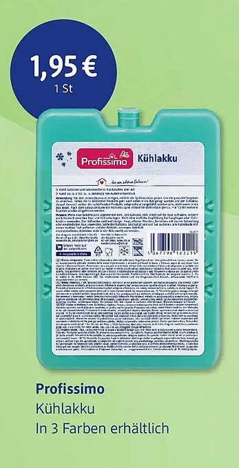 Profissimo Kühlakku In 3 Farben erhältlich