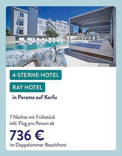 RAY HOTEL in Perama auf Korfu