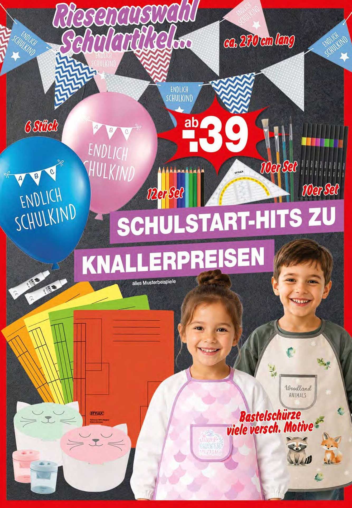 Riesenauswahl Schulartikel...