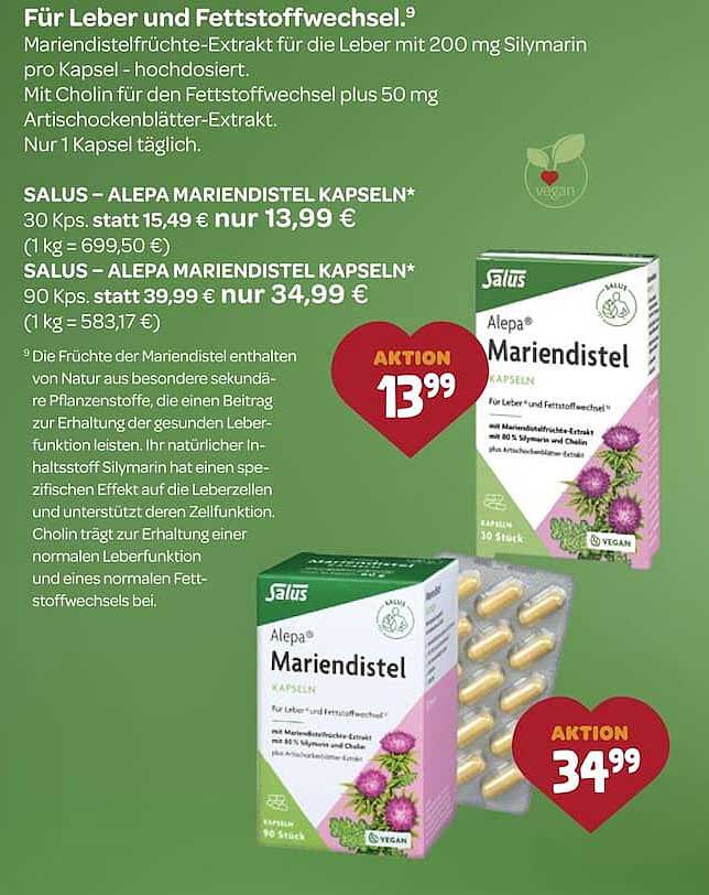 SALUS – ALEPA MARIENDISTEL KAPSELN*