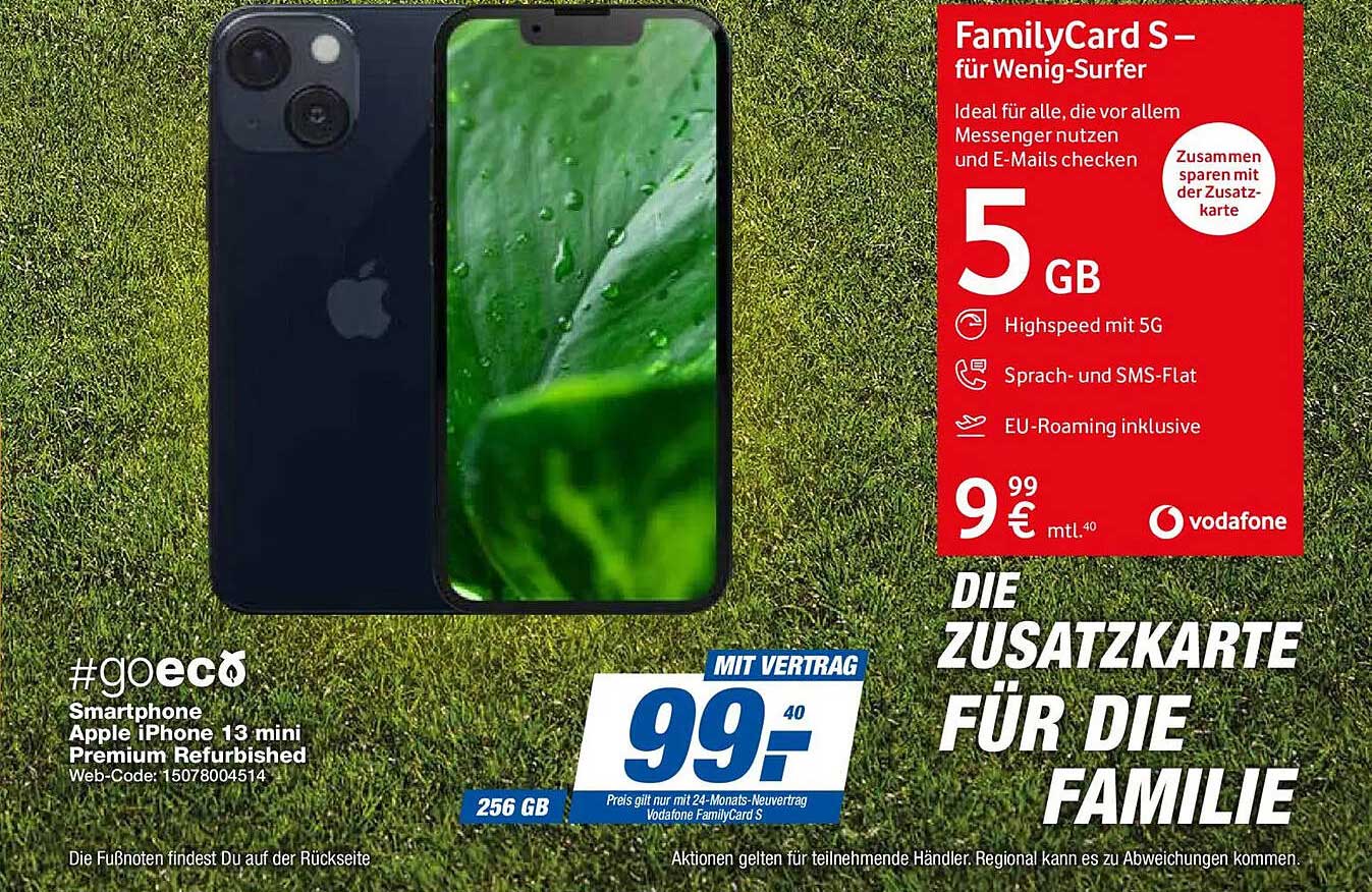 Smartphone Apple iPhone 13 mini Premium Refurbished