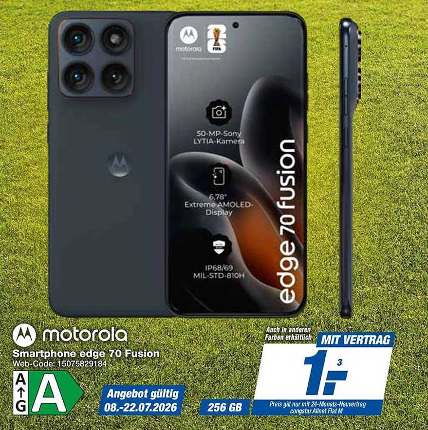 Smartphone edge 70 Fusion