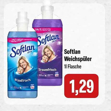 Softlan Weichspüler 1l Flasche