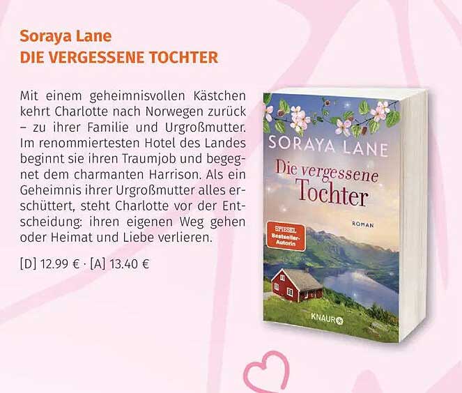 Soraya Lane DIE VERGESSENE TOCHTER