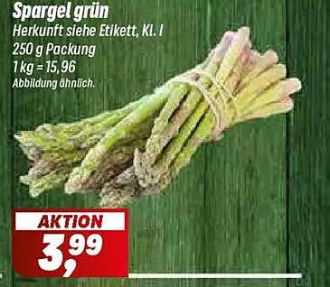 Spargel grün